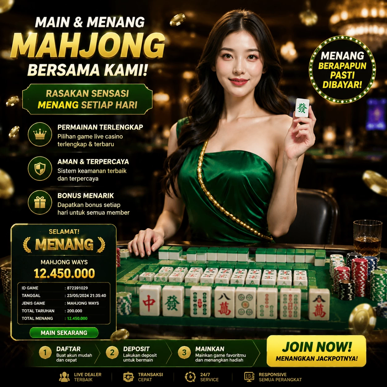 Tampilan antarmuka hcs777 APK v4.7.5 saat pengujian performa dan keamanan di perangkat Android